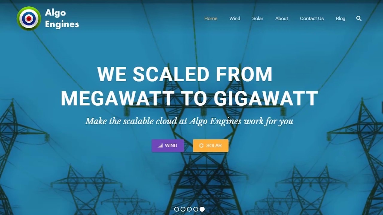 Algo Engines : Energy analytics