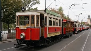 Slavnostní průvod Tramvají k výročí 140 let MHD v Praze