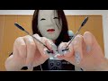 【ASMR】能面女による粘着系耳かき　ネチネチカリカリ耳が溶けるよ