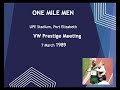 Johan Fourie wins One Mile VW Prestige Meeting Port Elizabeth in 3:55.36 - 7 March 1989 - 5 sub 4min