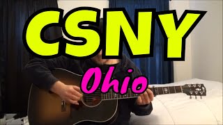 Crosby, Stills, Nash & Young - Ohio - Fingerpicking Guitar Cover
