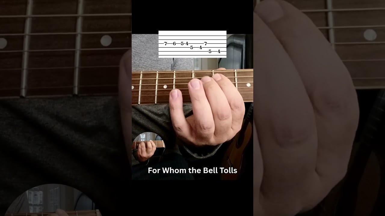 For Whom the Bell Tolls Guitar Tutorial