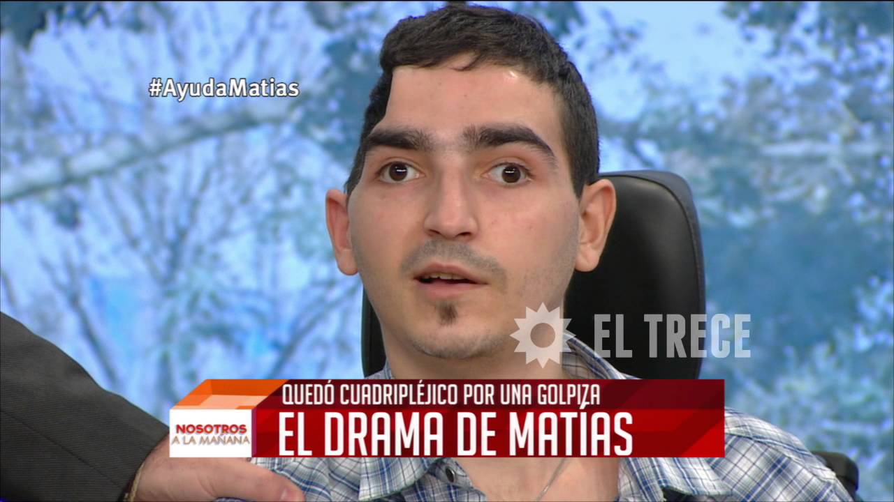 El drama de Matías: Quedó cuadripléjico luego de recibir una golpiza