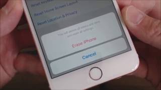 How to factory hard reset an iphone 6s plus 4/4s/5/5c/5s/6/6s/7
reset/restore any back original default settings erase all
media/data/content on th...