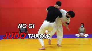 No Gi Judo Throw | Osoto Gari