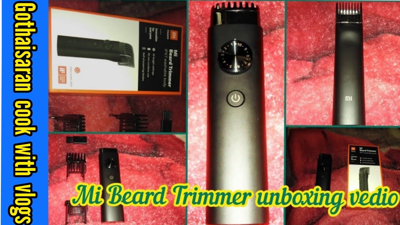 Mi  beard trimmer  unboxing vedio in tamil/amazon trimmer shopping haul vedio