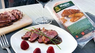 Magret de pato a la plancha con miel - Cocinatis