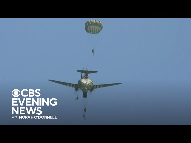 U.S. veterans parachute over France ahead of 80th anniversary of D-Day class=