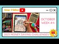 Budgeting Money Savings Challenges - October Week #4 - TracEy Monster Savings on Etsy & Payhip