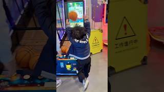 When Aiden Get too Into the Basketball Shooting Game!! #shorts #games #basketball #funny screenshot 4