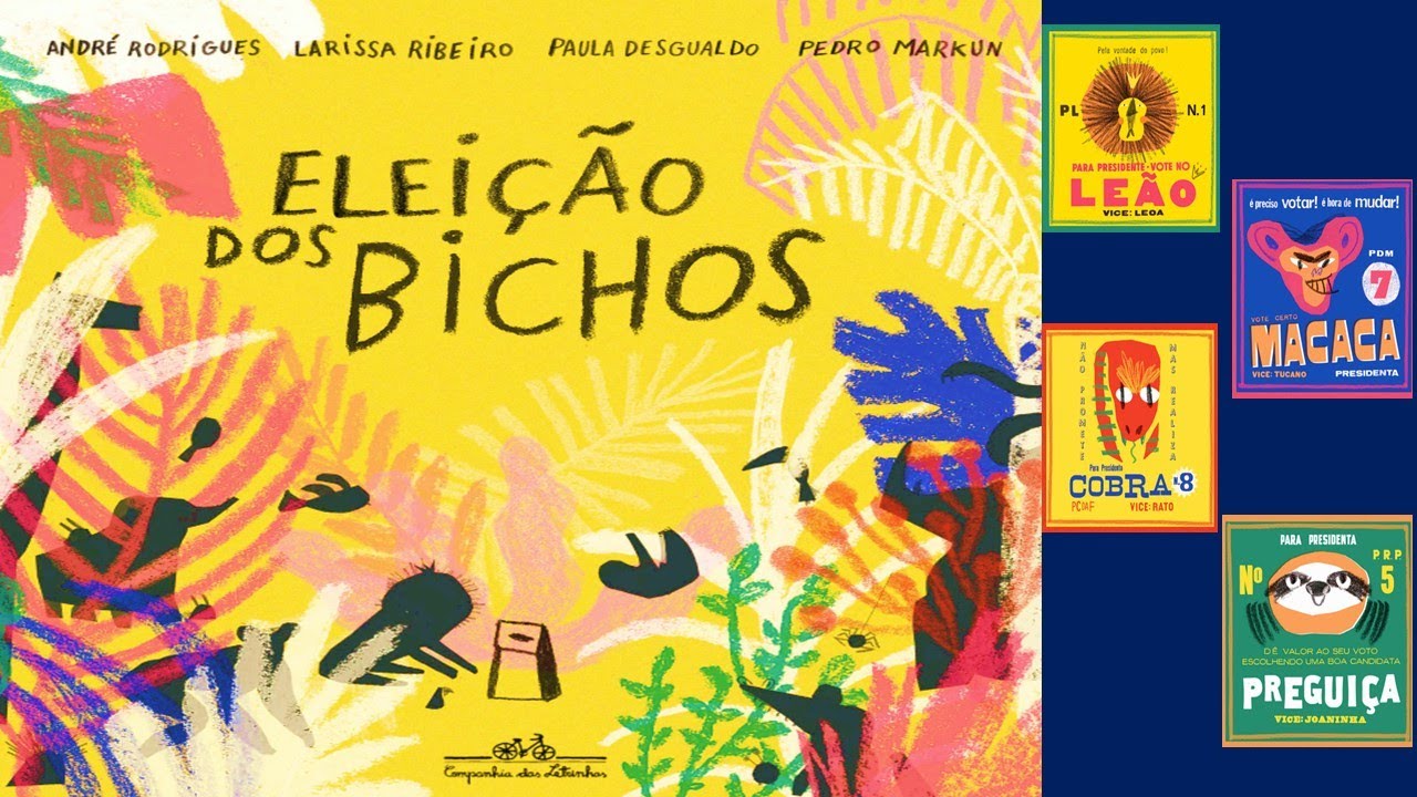 Eleição dos bichos. Historinha de livro infantil. - YouTube