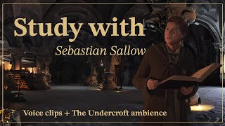 Study with Sebastian Sallow | The Undercroft Hogwarts Legacy ASMR Ambience