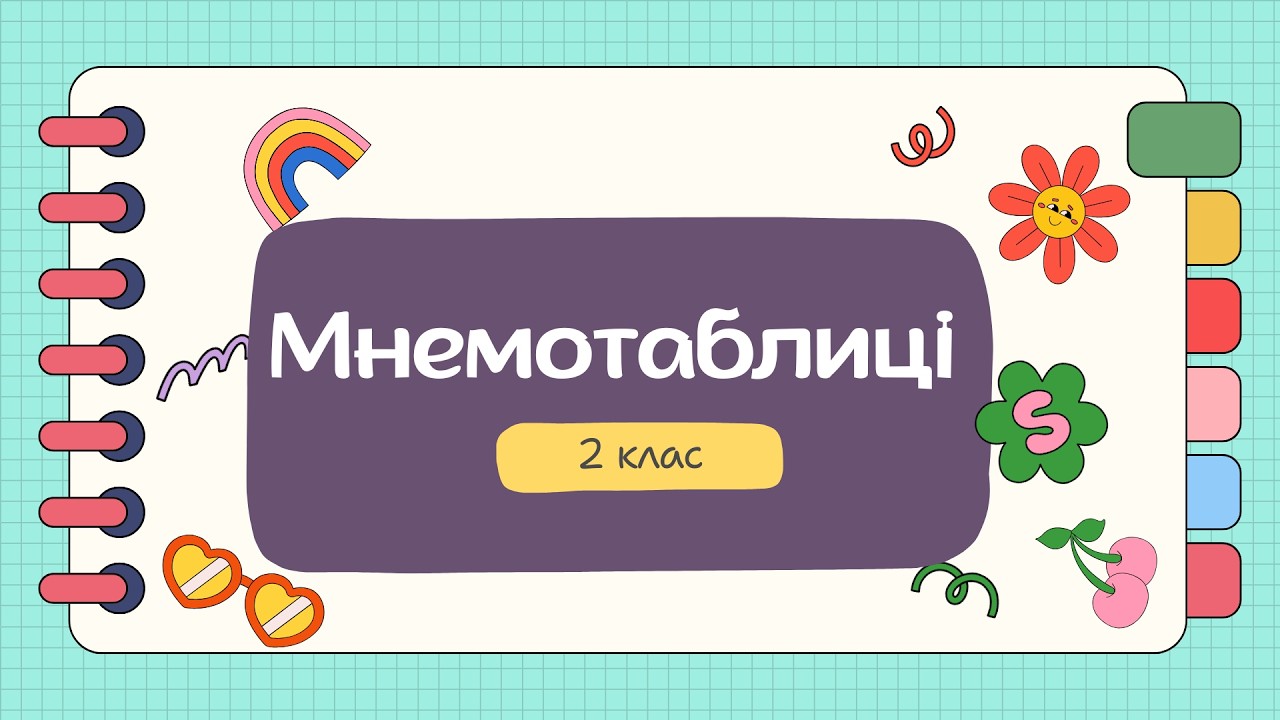 Мнемотаблиці 24 тиждень