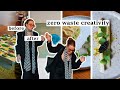 a week in my zero waste life // creative projects, repairing, thrift finds and one rad concert