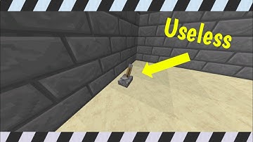 How to make a Useless Machine in Bedrock Edition
