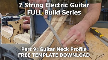 7-snarige baritongitaar - Deel 9 Gitaarhalsprofiel