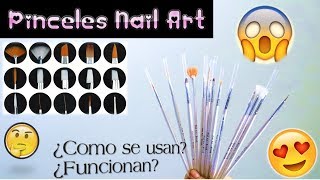 Cómo usar los pinceles para la decoración de uñas tipos de pinceles ¿Como usarlos? NAIL ART