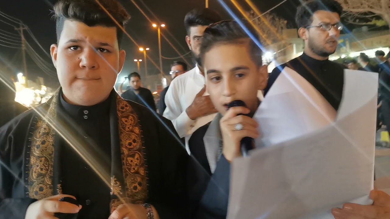 موكب قطيع الكفين  الرادود محمد باقر قحطان والرادود علي الجعفري