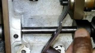Zikzak machine feed dog cam timing