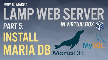 LAMP Web Server Part 5 Install MariaDB