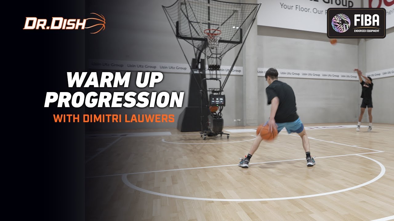Basketball Drills Warm Up Progression with Dimitri Lauwers YouTube