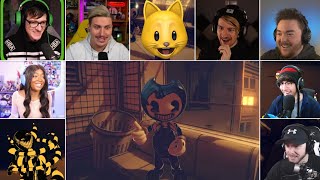 YouTubers Reaction to Bendy Forgives Audrey and Befriends her | Bendy and the Dark Revival