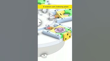 Cam Indexing Plate #engineering #mechanical #mechanism #cad #fusion360 #solidworks