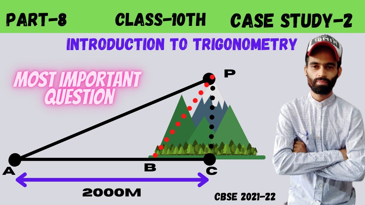 introduction to trigonometry case study questions class 10