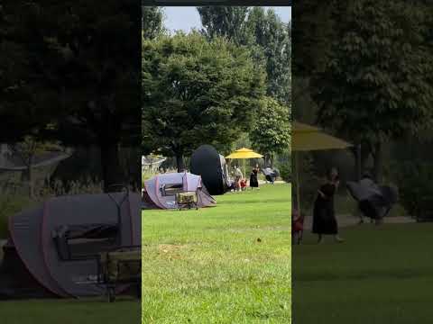 Dancing tent 한강공원에서 목격한 춤추는 텐트