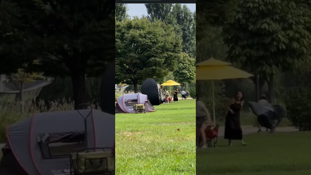 Dancing tent 한강공원에서 목격한 춤추는 텐트