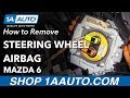 How to Remove Steering Wheel Airbag 02-07 Mazda 6