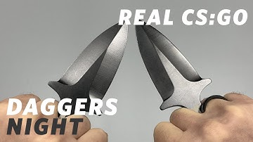 REAL CS:GO KNIVES - Shadow Daggers - Night - KNIFY