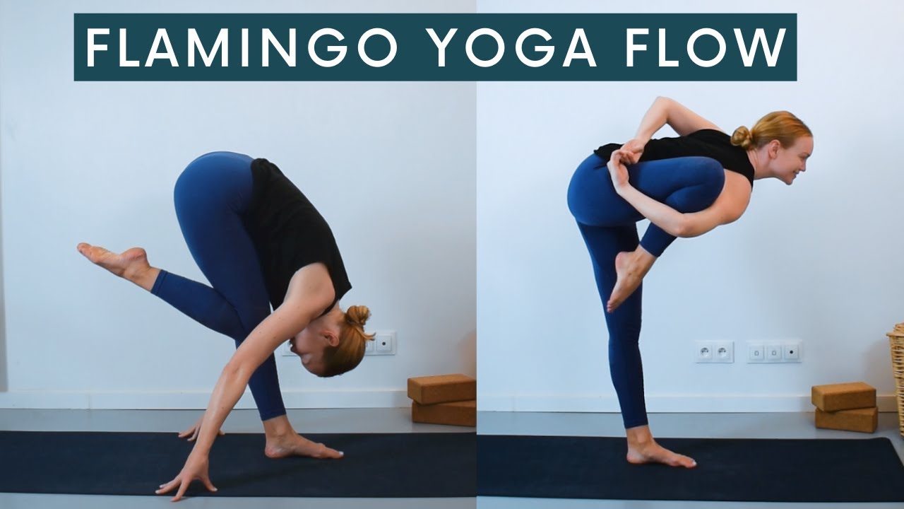 Yoga Flamingo Pose - YouTube