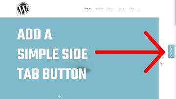 How to add a simple side tab button to wordpress? No plugins #WordPress 80
