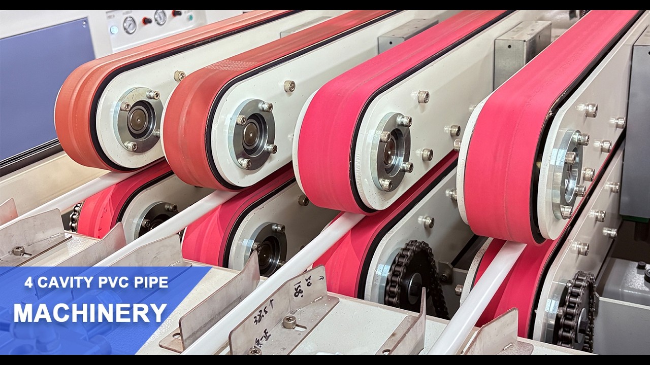 Export to Brazil: 4 Strands（cavity） Industrial PVC electrical conduit wire Pipe Extrusion Line