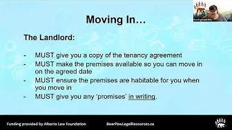 Landlord and Tenant Webinar