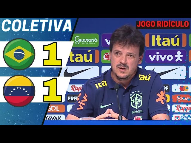 Brasil 1 x 1 Venezuela - SELEÇÃO BRASILEIRA TA MAL COM DINIZ