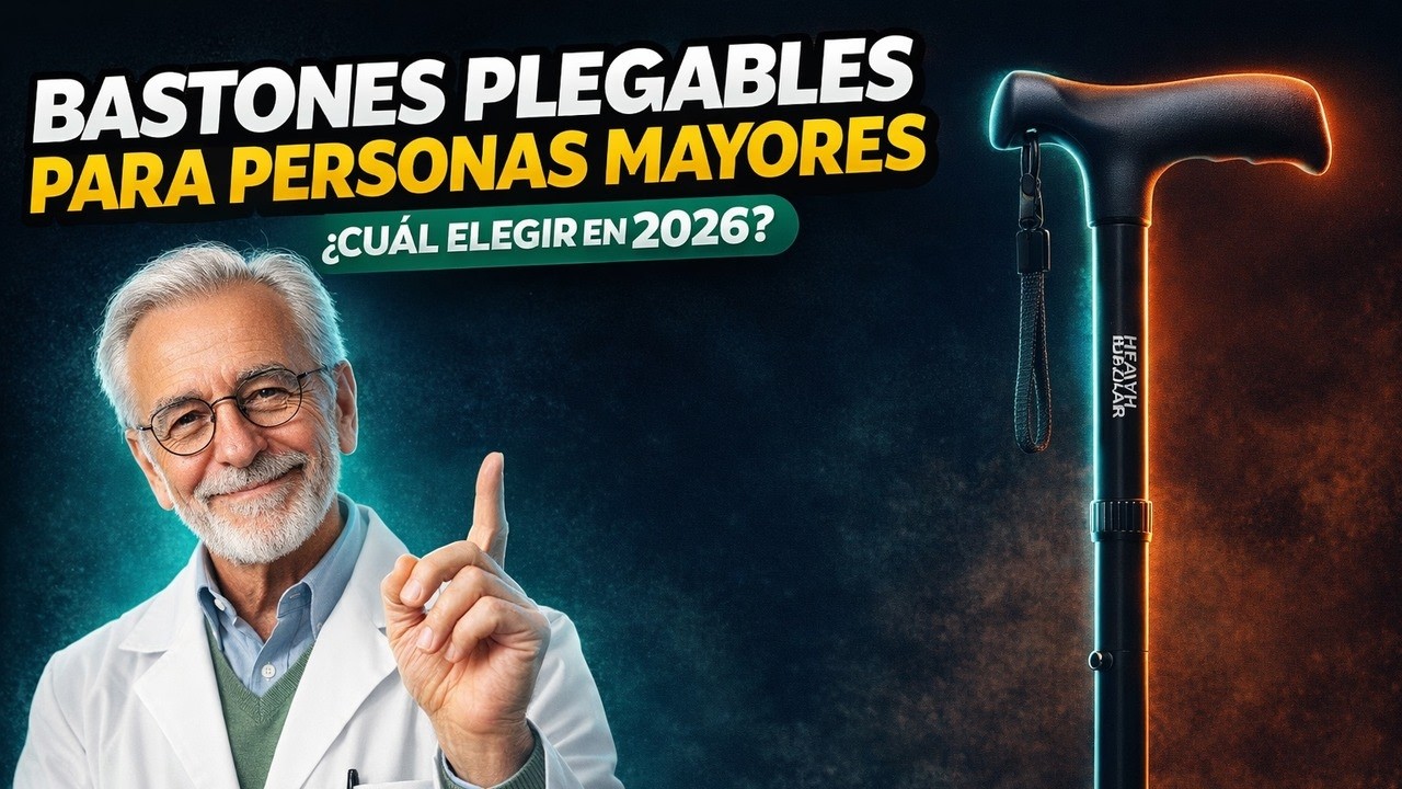 🔥 Los 5 Mejores Bastones Plegables para Personas Mayores 2026 🦯 (El Nº1 te va a sorprender)