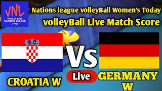 Croatia vs Germany Women's Volleyball Live Match