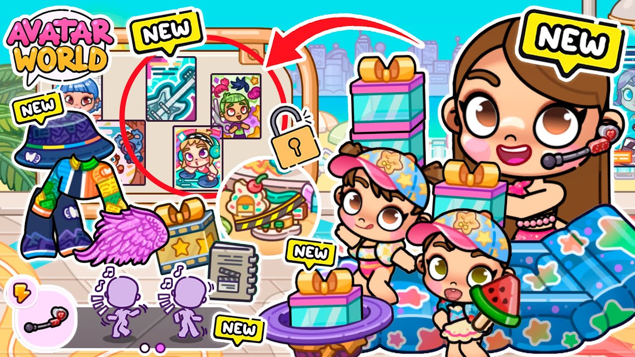 TODOS LOS SECRETOS DEL NUEVO PASEO DE LA PLAYA 😱 *STARDUST* NUEVA ACTUALIZACIÓN en Avatar World 🩷