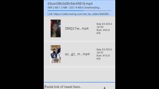 Video Tweet Downloader for Android screenshot 3