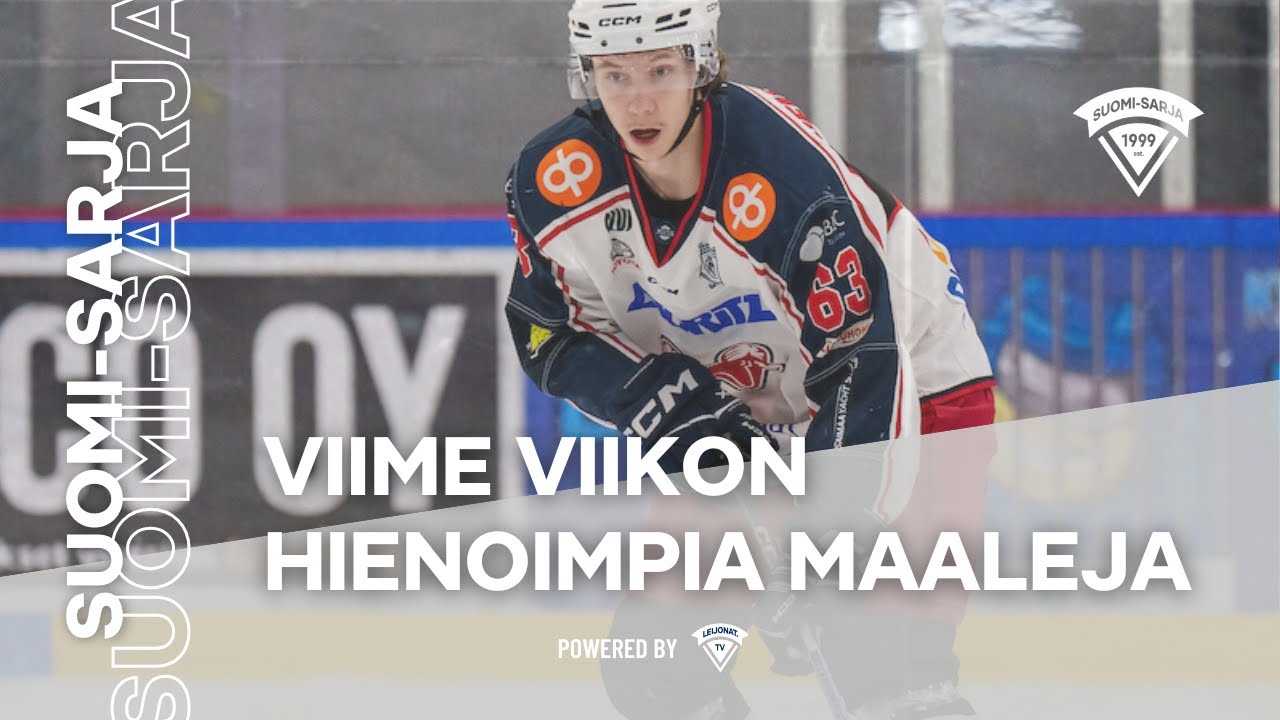 Suomi-sarjan viime viikon hienoimmat maalit – Katso video!