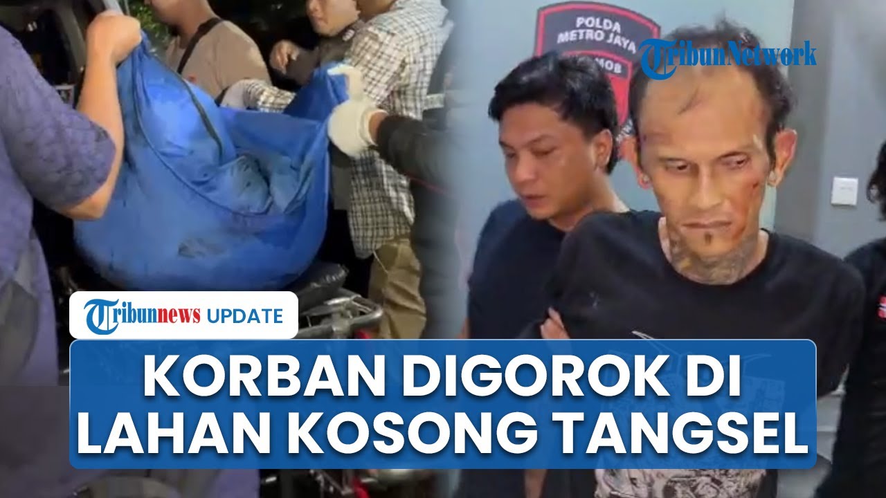 Pelaku Pembunuhan yang Gorok Leher Korban di Lahan Kosong Tangsel Ditangkap, Pincang Ditembak Polisi