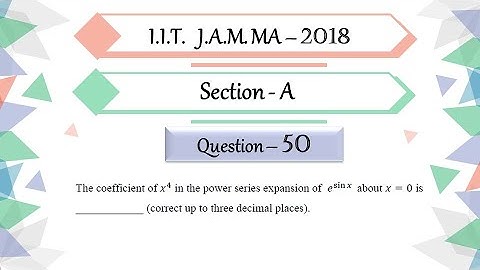 IIT JAM 2018 Mathematics Question 50 | Real Analysis | Power Series | By Prabhakar Sir