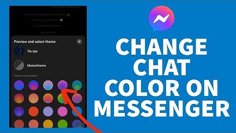 How To Change Facebook Messenger Theme & Color (2023) | Change Messenger Chat Color (Quick & Easy)