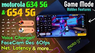 Motorola G54/G34 Game Mode Amazing Features 🤯 Voice changer? Face cam | Performance mode🔥 screenshot 5