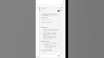 Introducing Agent mode in Excel!