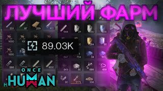 ONCE HUMAN - ЛУЧШИЙ СПОСОБ ФАРМА КОМПОНЕНТОВ И ЛВЛ | ТОННЫ РЕСУРСОВ #oncehuman #oncehumanbeta