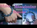 How to make an easy memory wire bracelet using selections from Eureka's Moon Shadow palette!
