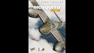 Mosquito FB Mk.VI. Полёт на месте штурмана. Пилот FF*CMF*04.